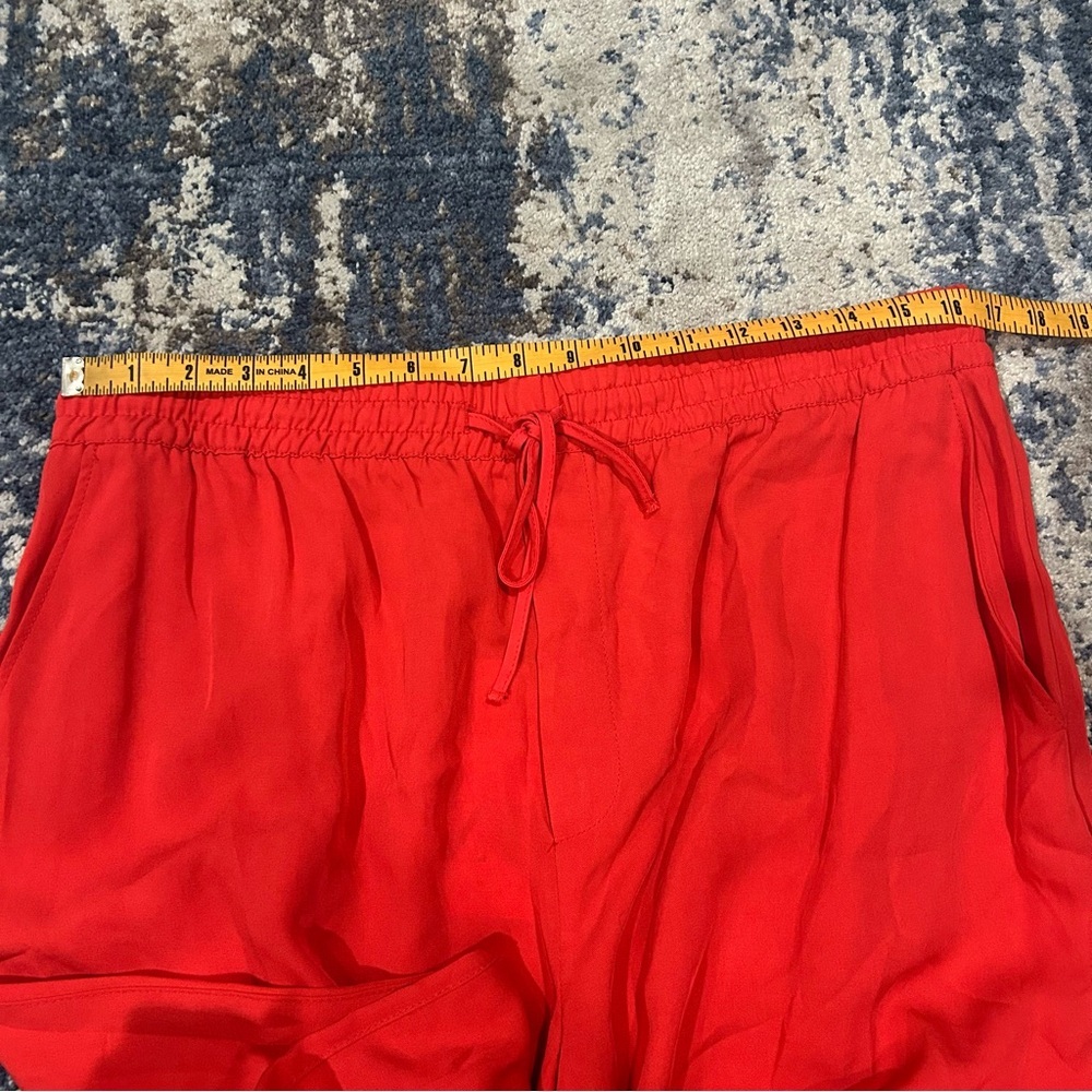 NWT Zara Red Wide Leg Tunic Pants Size XXL - Picture 6 of 8